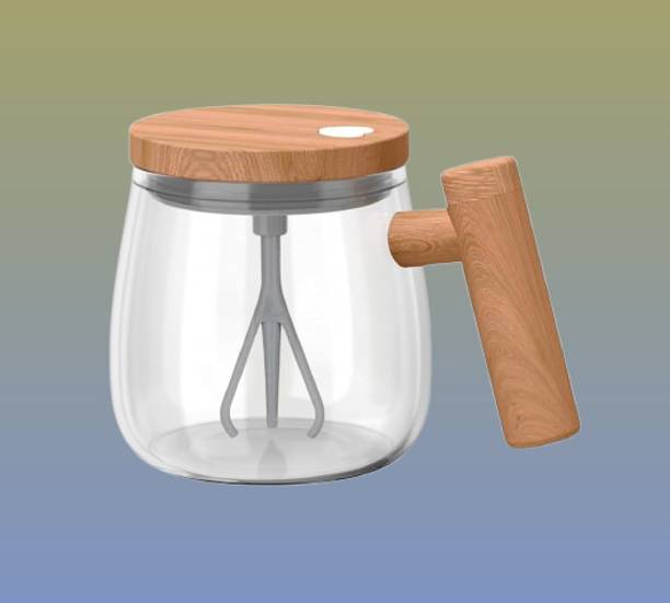 juggaris Quick Stir Hot Chocolate Container – Easy Mix Glass Coffee Mug