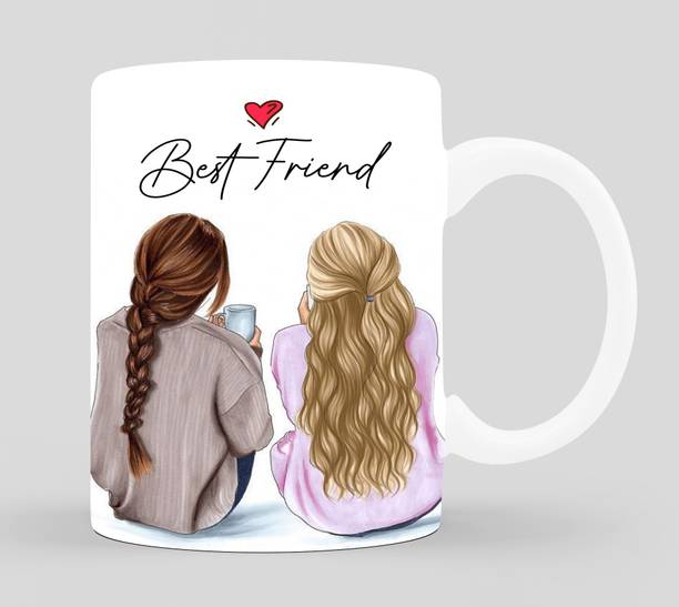 irida Best Friends Printed to Gift to Your Best Friends On Friendship Day Ceramic mug Ceramic Coffee Mug