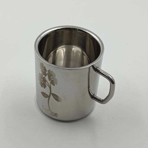फारक्यू "Double Durability: Set of 2 Stainless Steels for Daily Sips" स्टेनलेस स्टील मग