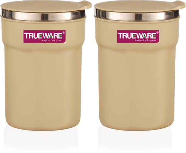 Trueware ACE Hot and Cold double wall Travel, Office, Home tumbler Stainless Steel, Plastic Coffee Mug