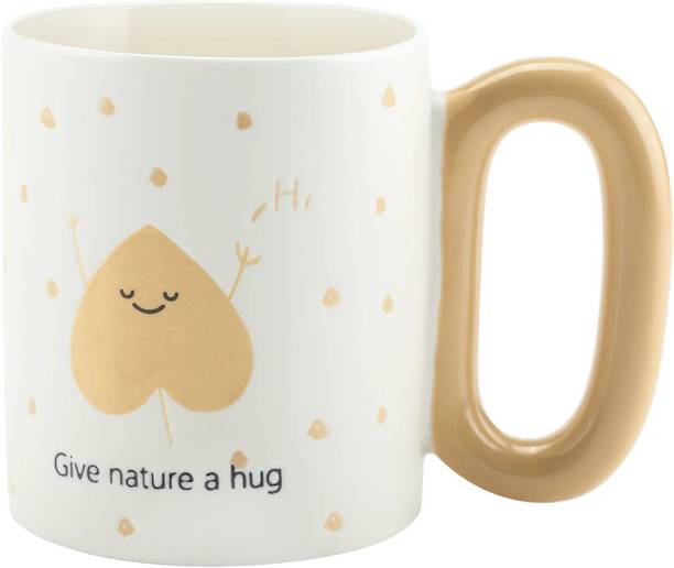 TREO meadow mug leaf heart 350 ml Ceramic Coffee Mug