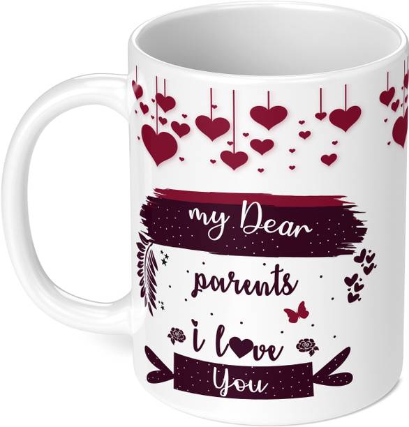 DojaBeauty Parents Best Gift For Birthday & Return Gifts For Loving Ones (DB-722) Ceramic Coffee Mug
