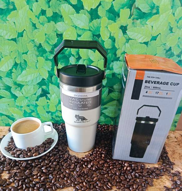 aryan surya Stainless Steel Leak Proof Travel with Handle I keeps Hot and Cold for Hours Stainless Steel Tumbler