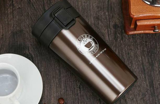 Nirvaana Leak Proof Stainless Steel Insulated Thermos Flask for Hot and Cold Beverages Stainless Steel Coffee Mug