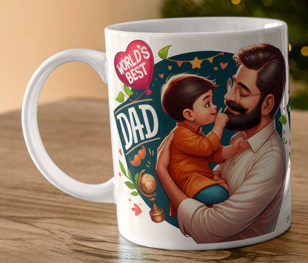Goldencity Birthday Gift for Father, Anniversary Gift for Papa Love, Best Dad Ever Dad25 Ceramic Coffee Mug