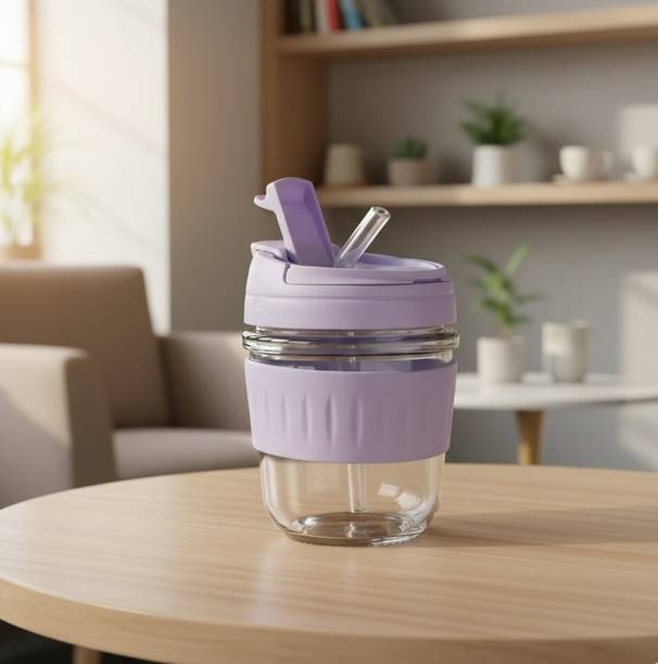 KAVORA Premium Lavender Coffee and Multi Drink Glass Coffee Mug