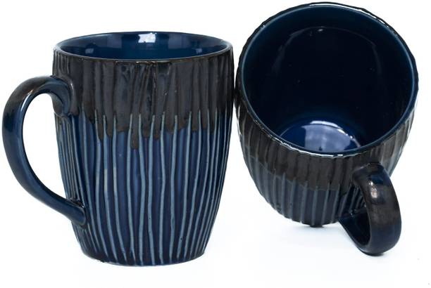 Creativeglut Stylish Dipping Handmade Crafted with Glossy Finish Dishwasher Safe Ceramic Coffee Mug