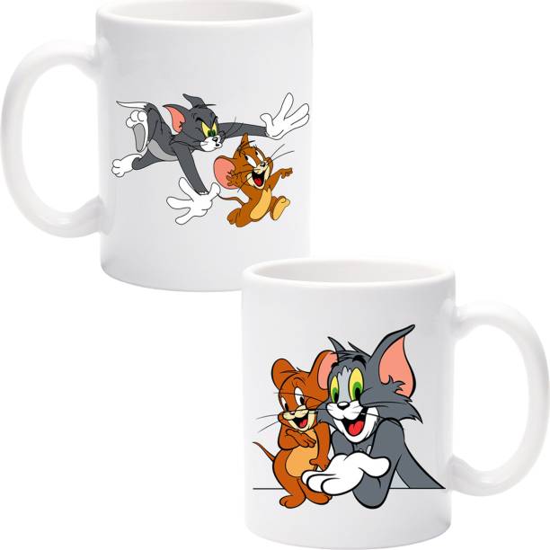 BE UNIQUE Tom & Jerry Ceramic Coffee Mug