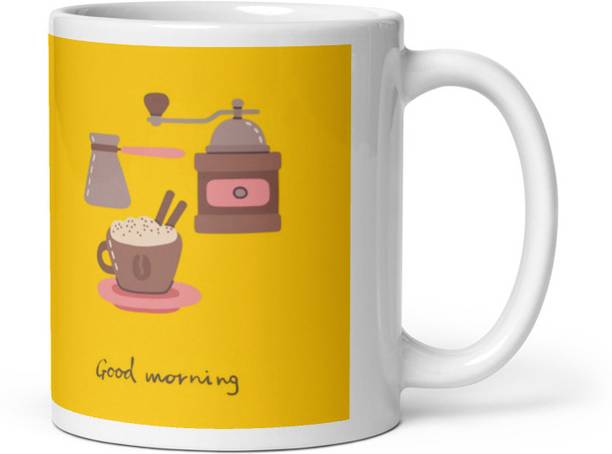 Mr UVD Morning With Hand-Made Coffee_MUGG Ceramic Coffee Mug