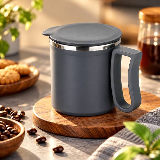 Oaiko Urban Steel Stainless Steel, Plastic Coffee Mug