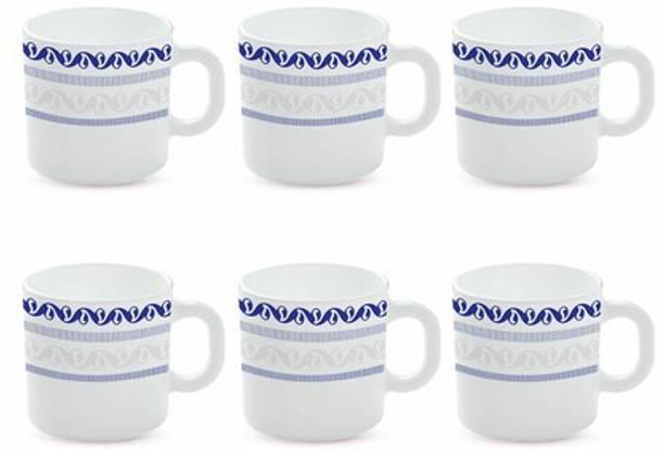 बोरोसिल 6N 18CL JAZZBLUE MUG SET ओपलवेयर मग