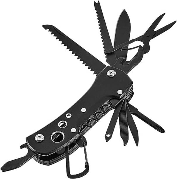 Bambble Multi Functional Portable Pocket Utility 15 in 1 All in One Tools Multi-utility Knife