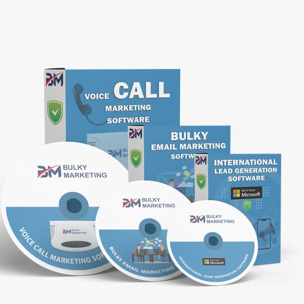 Bulky Marketing Bulky Voice Call Marketing,Email Marketing and Data Generation Software | 1 Year New