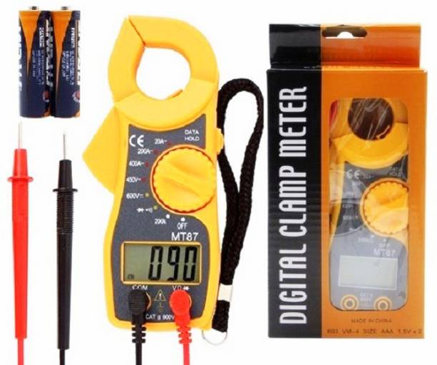 BALRAMA Mini Palm Size Digital Clamp Meter Electric Testing Multitester Digital Multimeter