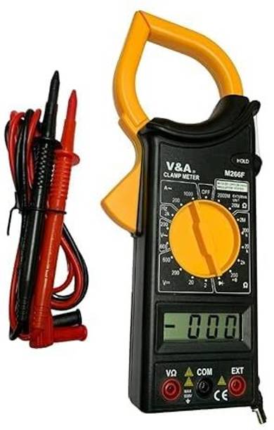 VA RISHABH New V&A M266F Digital Clamp Meter With 2000 Counts,Data Hold,ETC. Digital Multimeter