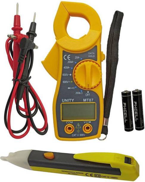 AN Sunshine Mini Digital clamp meter with 1pc vt-46 Voltage Alert Digital Multimeter