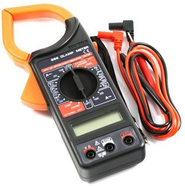Gadariya King Clamp Meter DT 266 Digital Clamp Multimeter with battery carrying case Digital Digital Multimeter