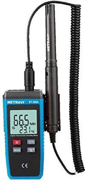 Metravi Ht-305a Digital Temperature and Humidity Meter with Extendable Spring Cable Digital Multimeter