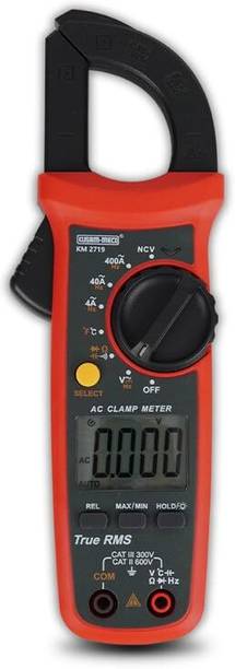 Kusam-meco 3¾ Digits Ac TRMS Digital Clampmeter Upto 4000 Counts | 1 Years Warranty Digital Multimeter