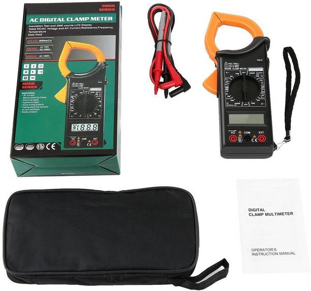 BALRAMA M266F Digital AC Clamp Meter M266F Digital Clamp Meter AC/DC Voltage + AC Curren Digital Multimeter