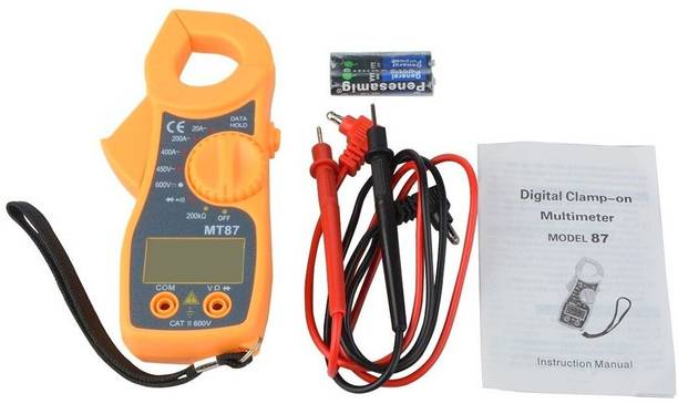 BALRAMA DT3266L Mini Clamp Meter Electric Testing Measuring Instrument Hand Power Tester Digital Multimeter