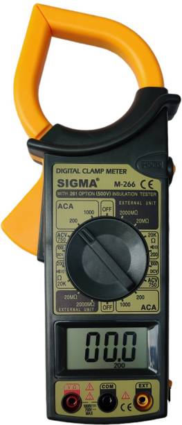 SIGMA AC Clamp Meter M266 , Current Upto 1000 A AC Digital Multimeter