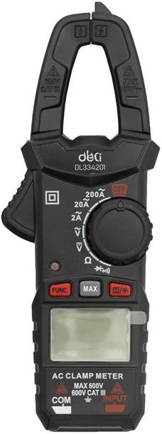 Deli EDL334201 Clamp Multimeter AC DC Auto range Digital Multimeter