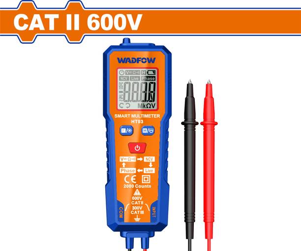 Wadfow Digital Multimeter, Smart Function AC/DC Voltage Resistance Continuity NCV Digital Multimeter