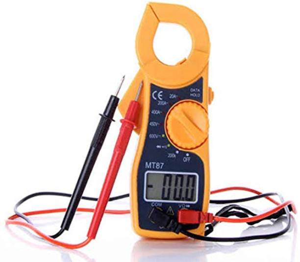 Gilhot Mini Digital Clamp Meter MT-87 | 200A AC, 600V, Resistance, Data Hold 1999 Count Digital Multimeter