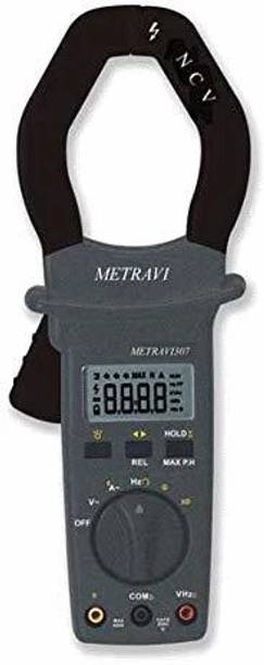 Metravi Digital Clamp On Power MeterClamp with Jaw Size 56mm & NCV Detector upto1500A AC Digital Multimeter