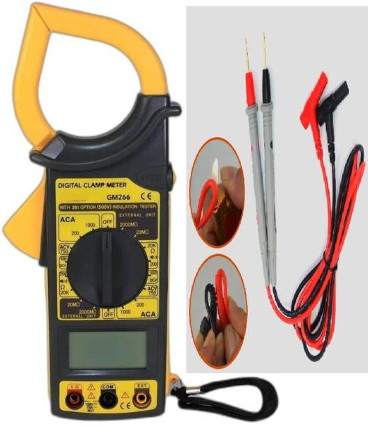 Gadariya King CM-62 AC/DC LCD Digital Clamp Multimeter Digital Multimeter