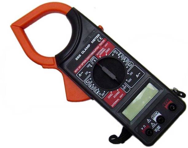 BALRAMA High Quality DT-266 Digital Clamp Meter Digital Multimeter (Black 2000 Counts) D Digital Multimeter