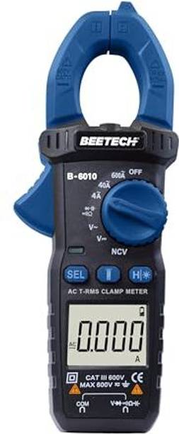 beetechh Beetech® B-6010 600A AC, 600V AC/DC True-RMS Digital Clampmeter, 4000 Counts Digital Multimeter