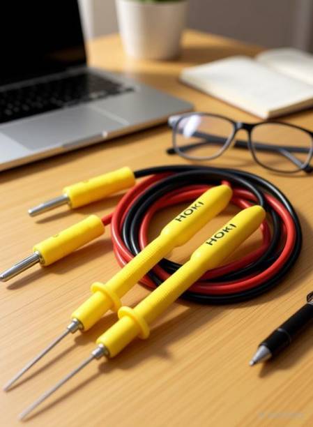 Gadariya King Extra Long Pins Test Leads Probe Replacement Pair Cable for multimter Analog Multimeter