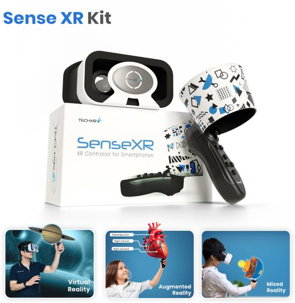 TECHXR VR Controller for Smartphone w/VR Headset/3D Glasses Multipurpose Controller