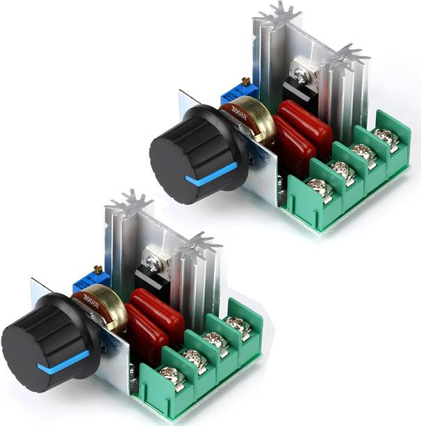 shockley 2000W SCR Triac AC 50-220V Voltag Regulator Speed Controller Light Dimmer_2 Pcs Multipurpose Controller