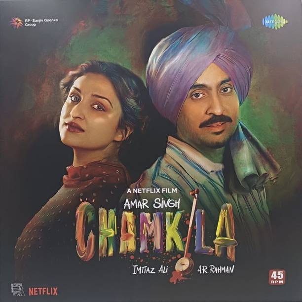 Amar Singh Chamkila Movie New Release Hindi LP Vinyl Vinyl Premium Edition