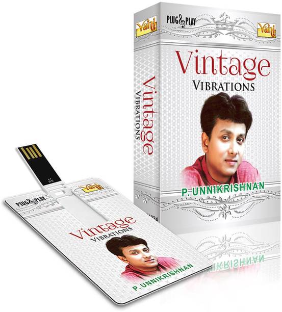 MUSIC CARD - VINTAGE VIBRATIONS - P. UNNIKRISHNAN Pendrive Standard Edition