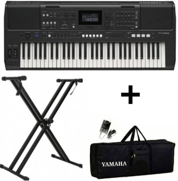 YAMAHA PSR-E583 + CARRY CASE + DOUBLE PIPE STAND PSR-E583 Digital Portable Keyboard