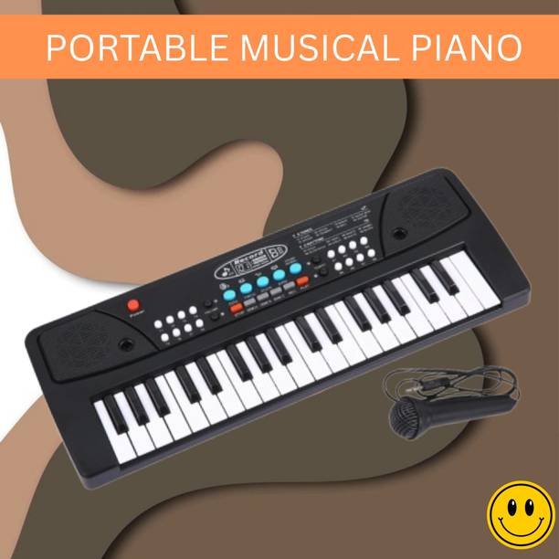 SACRO Piano Keyboard with Mic, 37 Keys 8 Tones Portable Electronic Toy For kidsQ149 Piano Keyboard with Mic, 37 Keys 8 Tones Portable Electronic Toy For kidsK149 Analog Portable Keyboard
