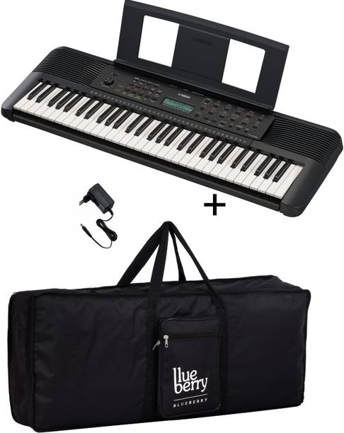 YAMAHA PSR E283 With Blueberry KB-40 Bag, Digital Portable Keyboard