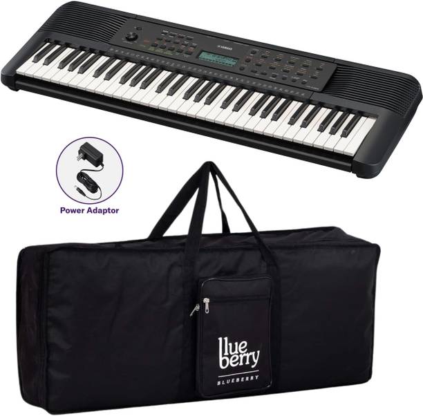 YAMAHA PSR-E283 With Blueberry KB-40 Bag, Digital Portable Keyboard
