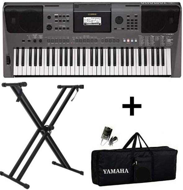 YAMAHA PSR-I500 + CARRY CASE + DOUBLE PIPE STAND PSR - I500 Digital Portable Keyboard