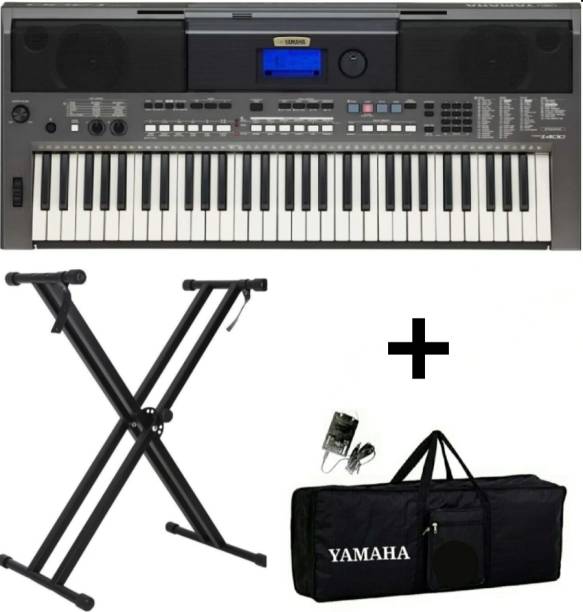YAMAHA PSR - I400 + CARRY CASE + DOUBLE PIPE STAND + 5 ...