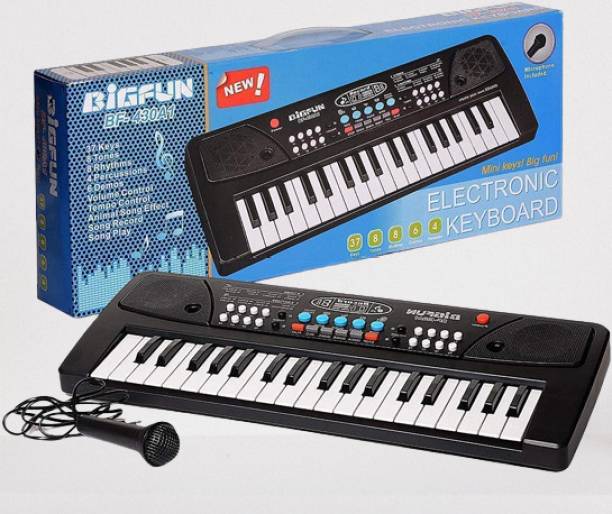 KAVANA Big Fun Piano | Kids and Adult Piano Keyboard | Piano for Kids with Microphone |Portable Electronic Keyboards for Beginners Musical Toys Pianos for Girls Boys Analog Portable Keyboard