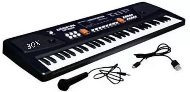 Just97 61 keys Electronic Piano Keyboard with LED Display & Microphone, KW_61_25 61 keys Electronic Piano Keyboard with LED Display & Microphone, KW_61_25 Analog Portable Keyboard