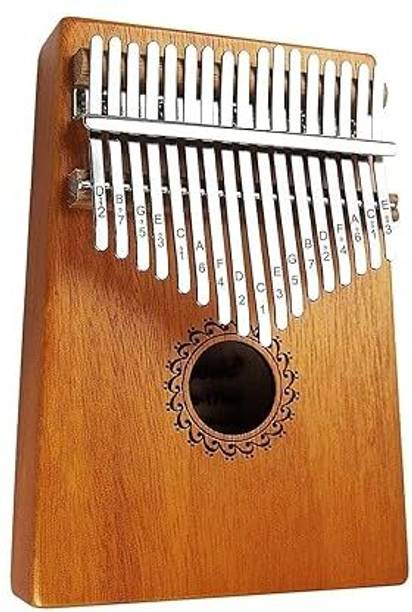 Vtake Kalimban Thumb Piano Kalimba 17-Tone Keys Finger Musical Instrument Analog Portable Keyboard