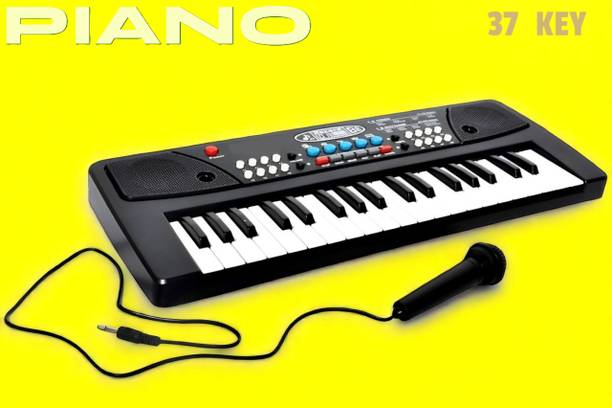Shamsa X226 Keys Piano Toy with Microphone, USB Power Cable & Sound Recording Best Birthday Gift for Boys and Girls Musical Instruments Analog Digital Piano