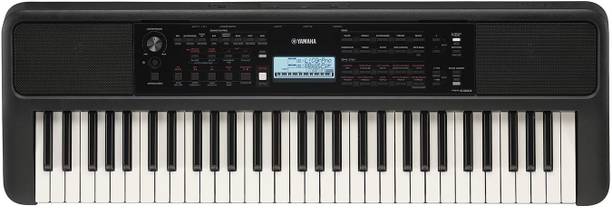 YAMAHA PSR-E383//IN Yamaha PSR-E383 Portable Keyboard 61 Keys (Adaptor Included) Digital Portable Keyboard