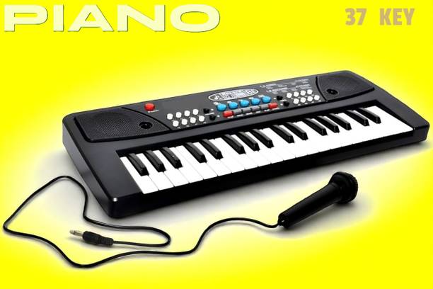 Shamsa X249 Keys Piano Toy with Microphone, USB Power Cable & Sound Recording Best Birthday Gift for Boys and Girls Musical Instruments Analog Digital Piano